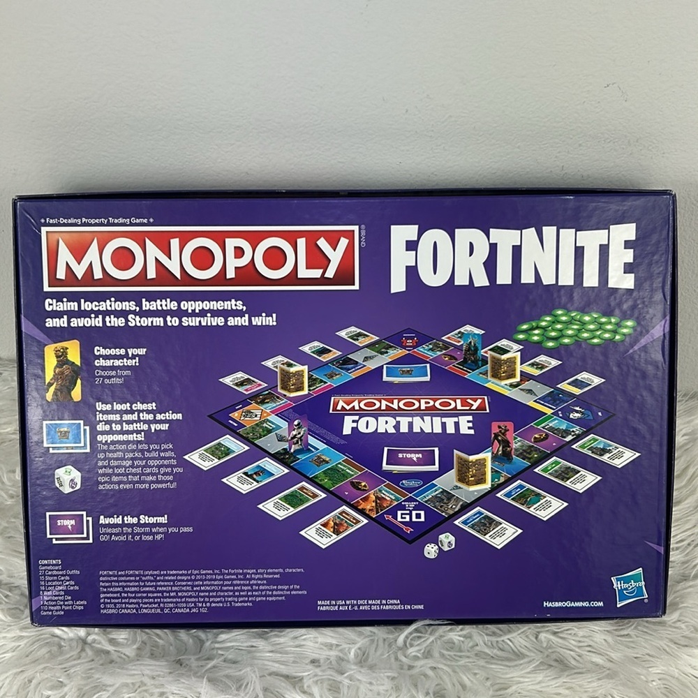 Monopoly Fortnite Board Game - Picture 2 of 3